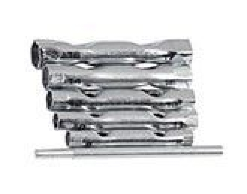 Набор ключей-трубок торцевых 8х17мм, вороток, сталь, 6 предметов