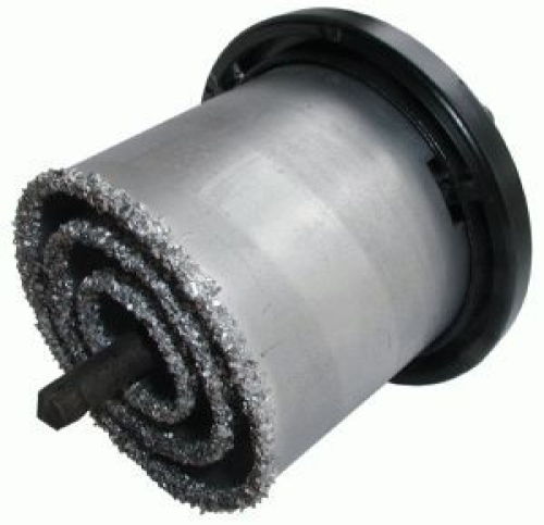 Набор кольцевых коронок с карбидным напылением, 7 предметов, коронки диаметром 33, 53, 67, 73, 83 мм