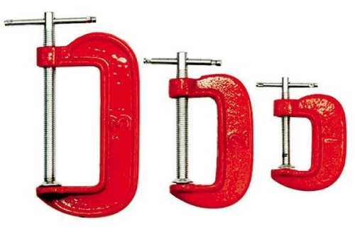 Набор струбцин G-образных 3 предмета: 25, 50, 75 мм