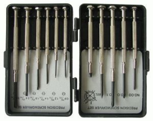 Набор часовых отвёрток 11 предметов