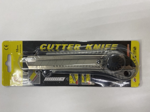 Нож 18мм винтовой фиксатор, металлический корпус (Большой ремонт)