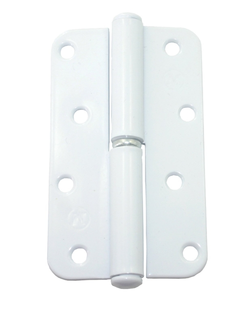 Петля накладная ПН1 длина 110мм, с полимерным покрытием, правая