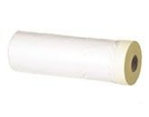 Пленка защитная с малярной лентой 9мк 0,55х25м