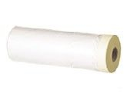 Пленка защитная с малярной лентой 9мк 1,1х25м