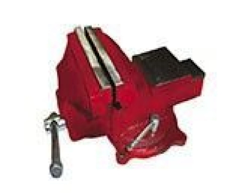 Тиски слесарные поворотные с наковальней 125мм