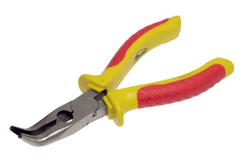 Тонкогубцы изогнутые "Fine", 180 мм