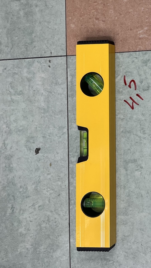 Уровень алюминиевый "Yellow" коробчатый корпус, линейка, 3 ампулы 40см