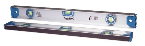 Уровень алюминиевый скелетный корпус 3 ампулы магнит 120см