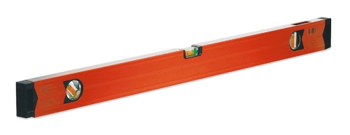 Уровень алюминиевый, фрезерованный, 2 глазка + 1 зеркальный, с магнитом 40 см