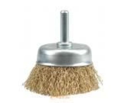 Щетка-крацовка для дрели со шпилькой "чашка" 50мм