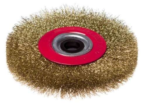 Щетка-крацовка для УШМ и точил дисковая волнистая проволока 150мм 40шт