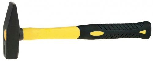 Молоток слесарный, фиберглассовая рукоятка, 400 г