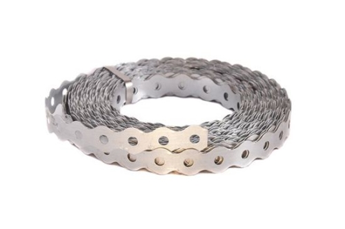 Лента перфорированная оцинкованная для вентиляции волна 17х0,55мм (25м)