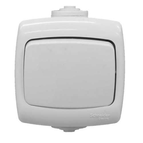 Выключатель ОУ 1 кл. брызгозащищенный для о/п, 10А, IP44