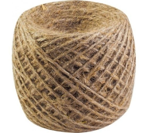 Шпагат джутовый 2х ниточный 1.12 текс 50 м (120шт)