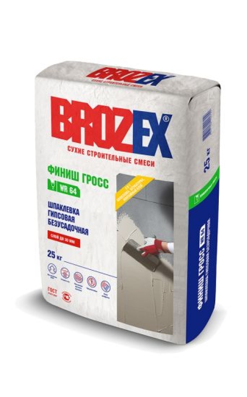 Многофункциональная шпаклевочная смесь на гипсовой основе 3 в 1 (25 кг)