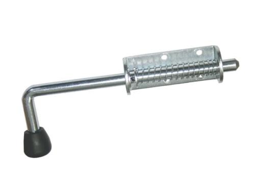 Задвижка дверная 260 мм, оцинкованная, с пружинной