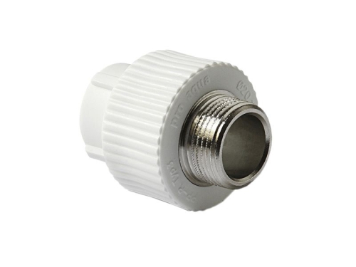 Муфта PP-R переходная наружная резьба 25 мм x3/4"