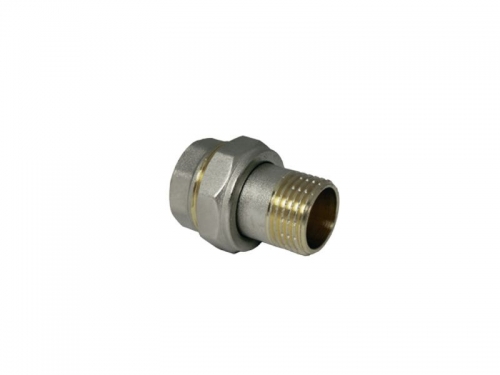 Соединитель американка латунный внутренняя/наружная резьба 1"