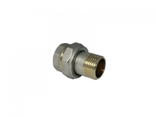 Соединитель американка латунный внутренняя/наружная резьба 3/4"