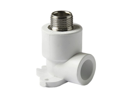 Угольник PP-R с креплением наружная резьба 20 мм х1/2"