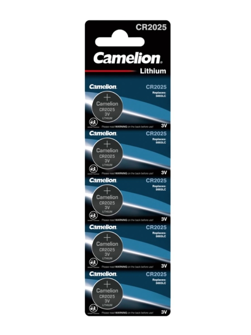 Батарейка CR2025 BL*5 (таблетка литиевая 3В)