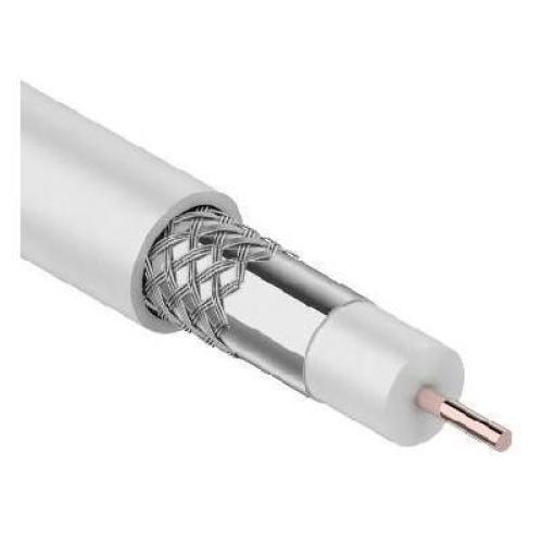 Кабель коакс. RG-6U (75 Ом, 0,9 жила сталь/медь 48х0,12 алюм. 20м.бухта) цена за 1 м.