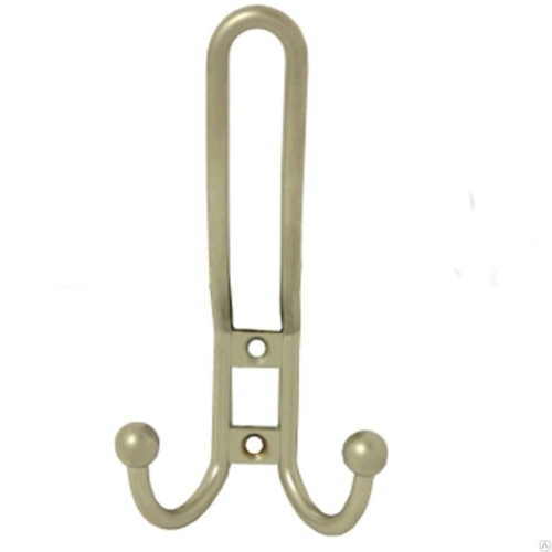 Крючок мебельный 3-х рожковый 208А ZY Дуга (хром матов)