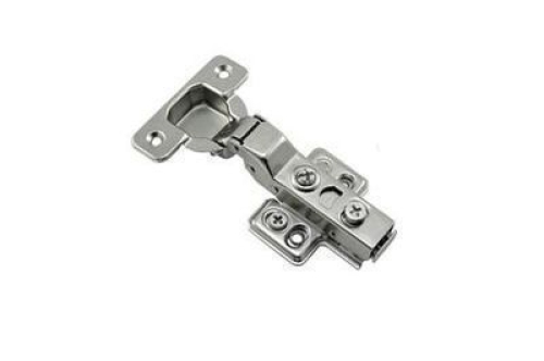 Петля 4-шарнирная полунакладная с доводчиком Clip-On 110 град d=35мм (ник) ЕР35СО110НО*