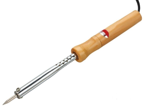 Паяльник 65W, 220В деревянная ручка