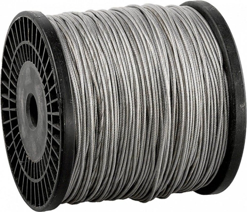 Трос стальной DIN 3055 в ПВХ оплетке 2/ 3 (цена за 1 м.)