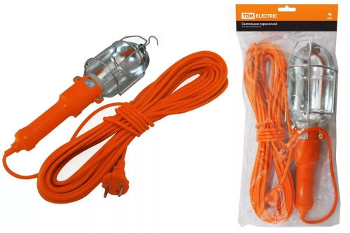 Светильник переносной УП-2Р-15, 60 Вт, Е27, 15 метров