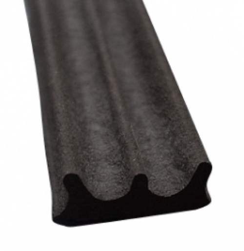 Уплотнитель самоклеящийся E 9*4мм 6м (черный)