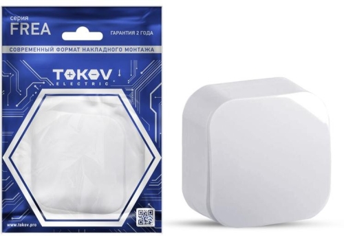 Выключатель ОУ 1кл. 10А, белый