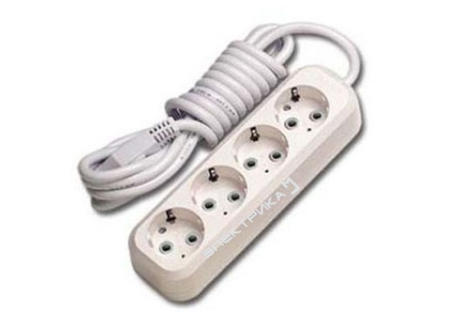 Удлинитель ЭРА 4 роз. 3 м. с/з ПВС 3х1, 16А/3500Вт