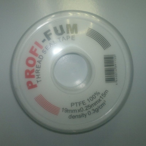 Лента ФУМ 19ммх15м газ/вода