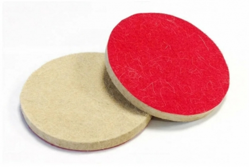 Круг полировальный под липучку из натурального войлока 125х9мм *М*
