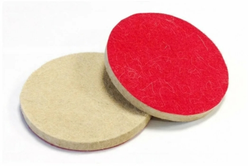 Круг полировальный под липучку из натурального войлока 125х9мм *М*