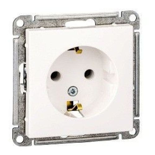 Розетка СУ под рамку С/З белая W59f Systeme Electric