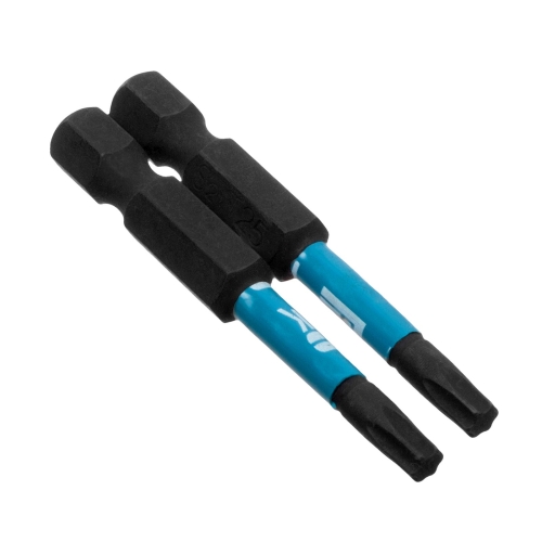 Биты профессиональные, торсионные, сталь S2, 1/4" Е TORX 25 х50 (2шт.)