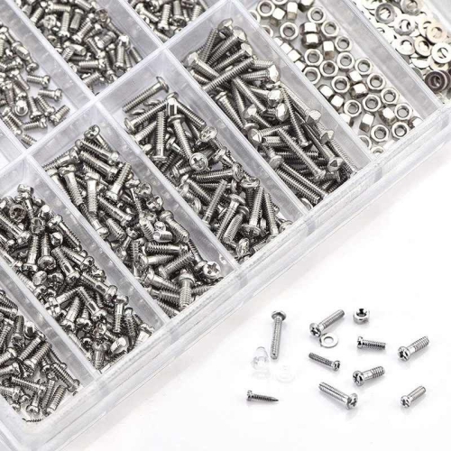 Набор мини винтов для точных работ 12 видов 1,0-1,4мм