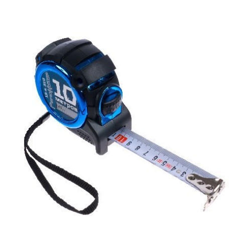 Рулетка "RemoStar", обрезиненный корпус, усиленная лента, автостоп, 10мх25мм,