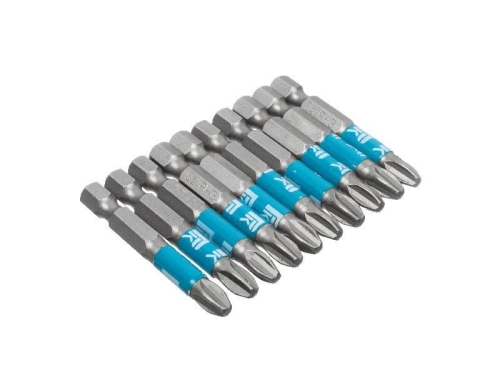 Биты профессиональные, сталь S2, 1/4" Е PH2х70 лента (10шт.)