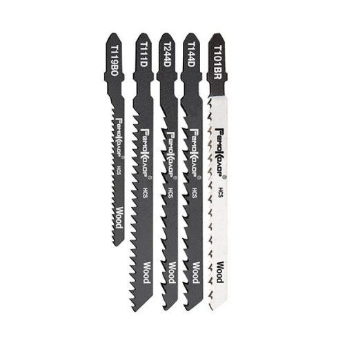 Набор полотен для электролобзика, по дереву, 5 шт., (уп.)