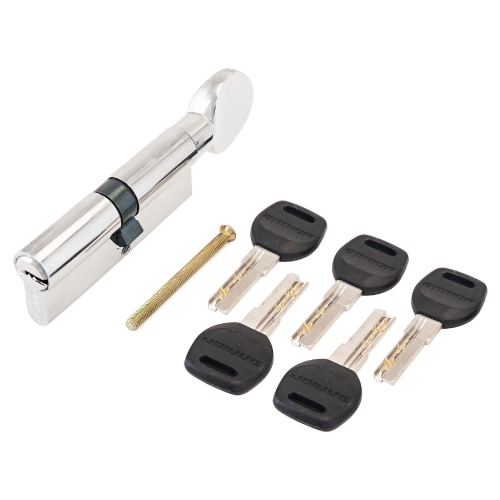 Цилиндровый механизм АЛЛЮР HD FG 70-5K CP хром перф. кл./верт.