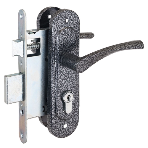 Замок врезной Птимаш 4-3.07 (цв.серебро)