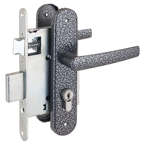 Замок врезной Птимаш 4-3.08 (цв.серебро)