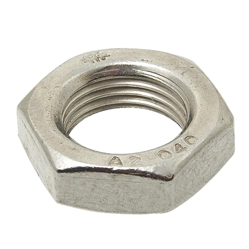 Гайка нержавеющая низкая DIN 439 М6 (уп. 10 шт)