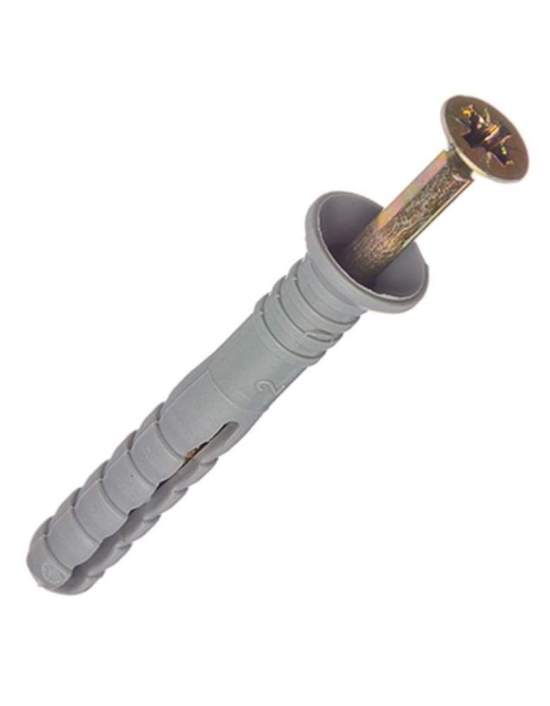 Дюбель-гвоздь грибовидный бортик 6х40мм (200)