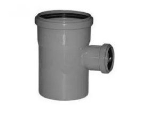 Тройник 110х50мм 90* для внутренней канализации (цвет: серый)